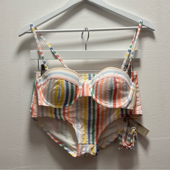J. Crew Other - NWT J.Crew High Waisted Swim Set